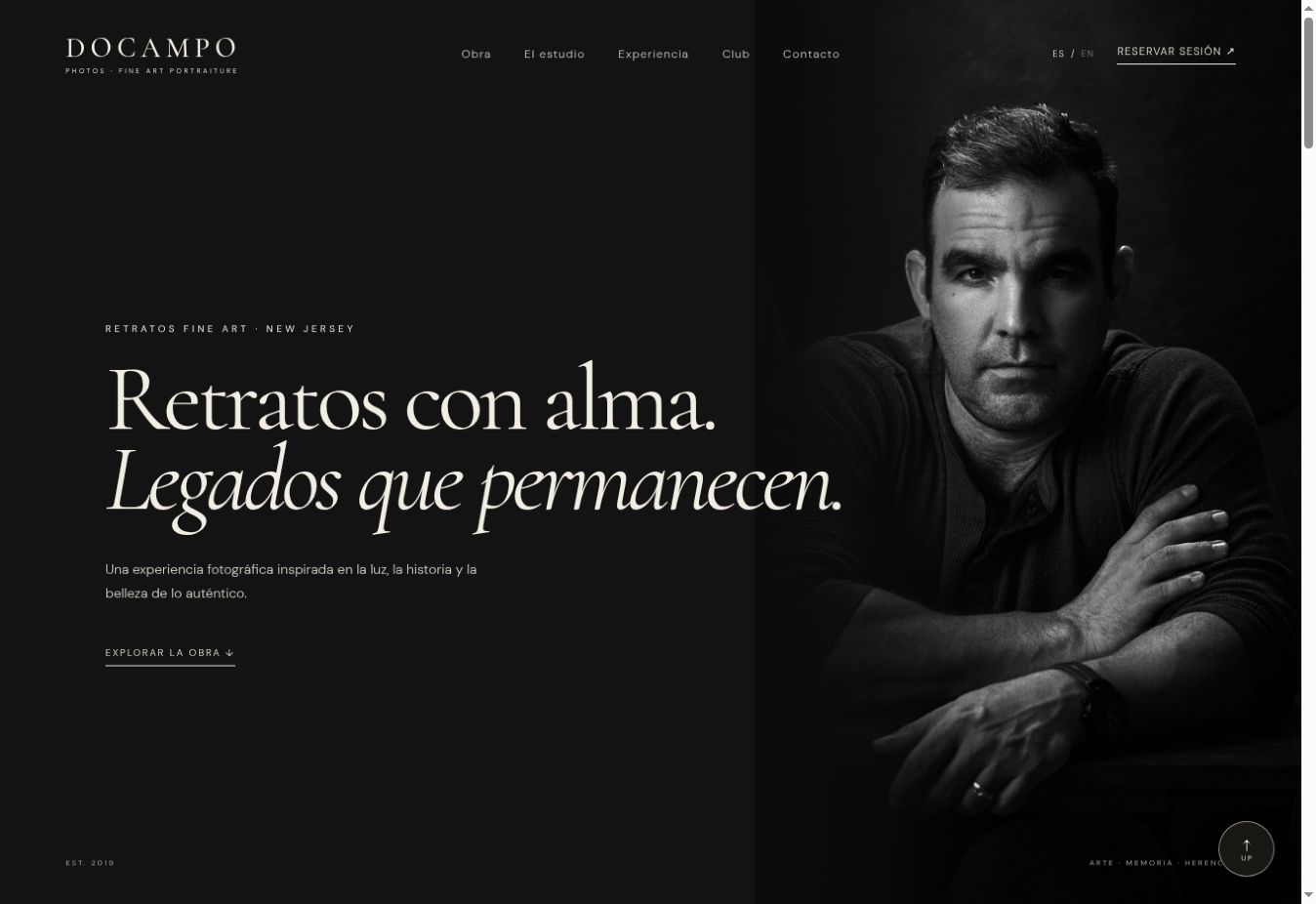 Captura de la web Docampo Photos